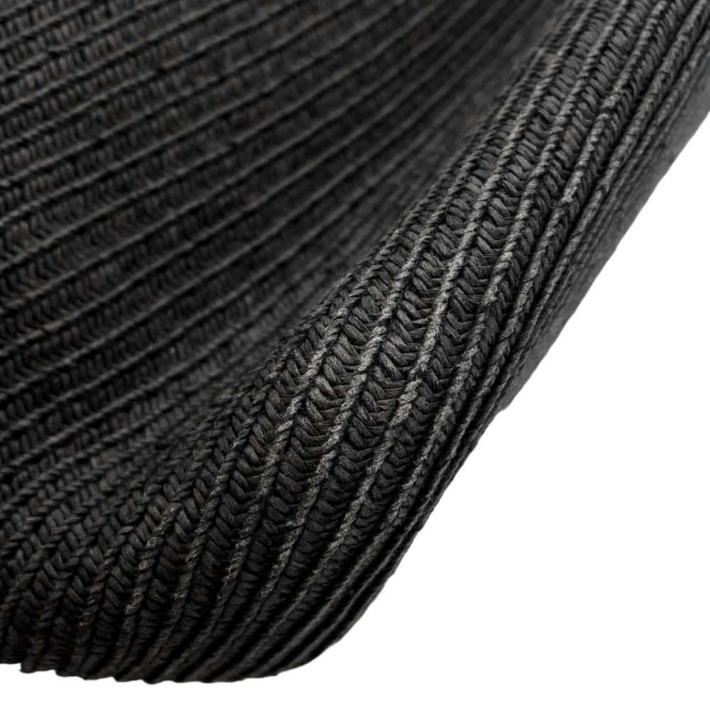 Fendi Visible Python Straw Medium Handbag Black - image 8